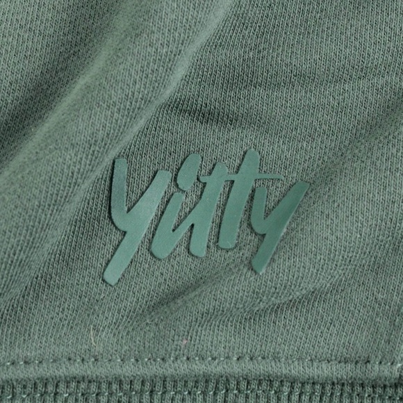 YITTY • Deep Cactus Major Label Everyday Off-The-Shoulder Terry Sweatshirt - Picture 9 of 12